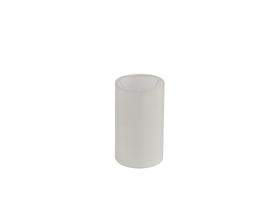 D0572  Serena 12cm Faux Silk Fabric Shade White